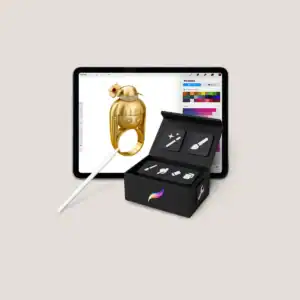 دیجیتال پینتینگ طلا و جواهر