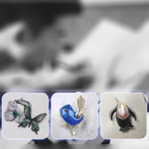 دوره طراحی دستی واقع گرایانه طلا و جواهر