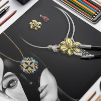 دوره رنگ آمیزی تخصصی در طراحی دستی طلا و جواهر